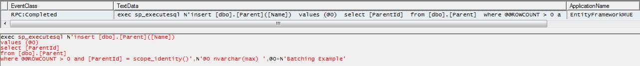 Inserting a record and obtaining the generated key
