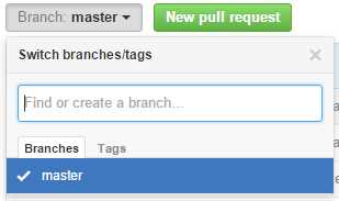 Creating a new branch