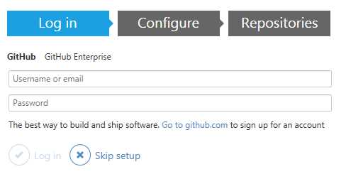 Desktop configuration