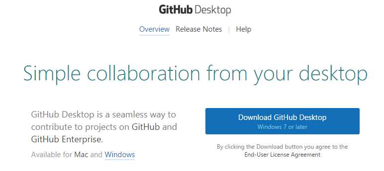 GitHub Desktop site