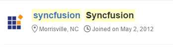 SyncFusion organization