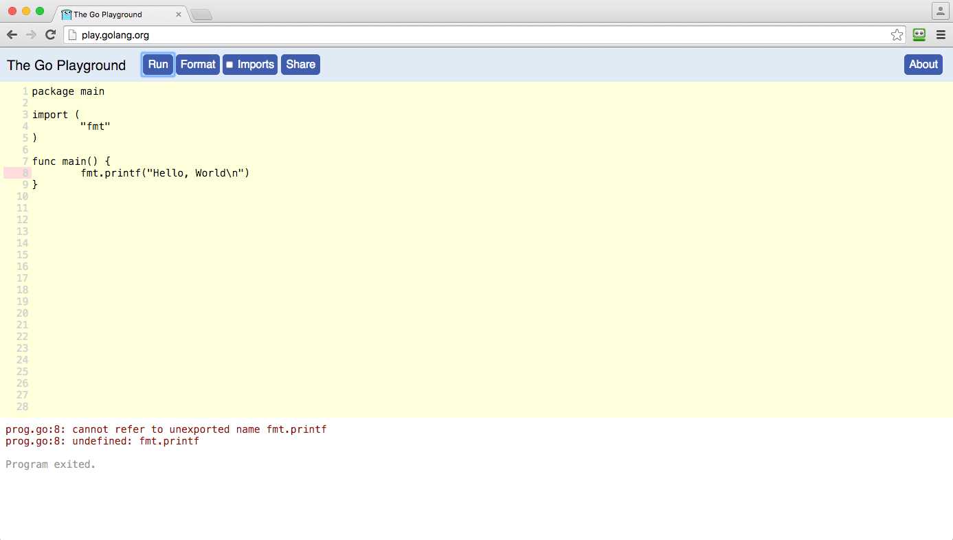 Unknown Function Error