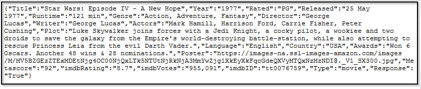 Accessing the Open Movie Database API