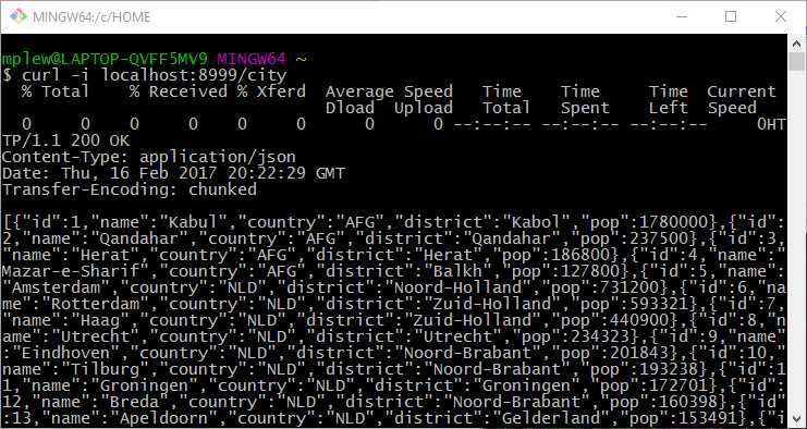 Requesting All Cities