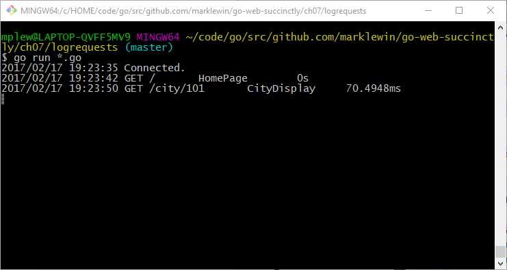 Testing the Logger Middleware