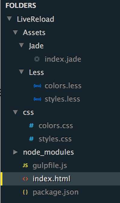The solution after the jade and less tasks have run