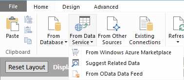 Excel PowerPivot Import Data from Data Service