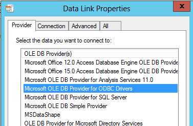 Excel PowerPivot Table Import Wizard - Data Link Type selection