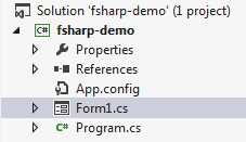 New Windows Forms Project
