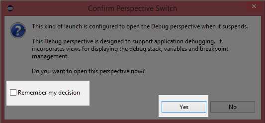 Confirm Perspective Switch
