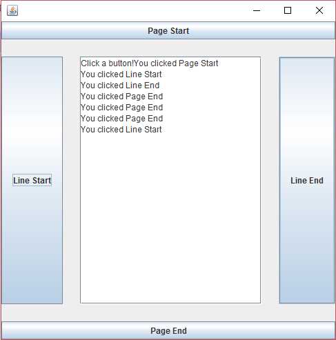 BorderLayout Example