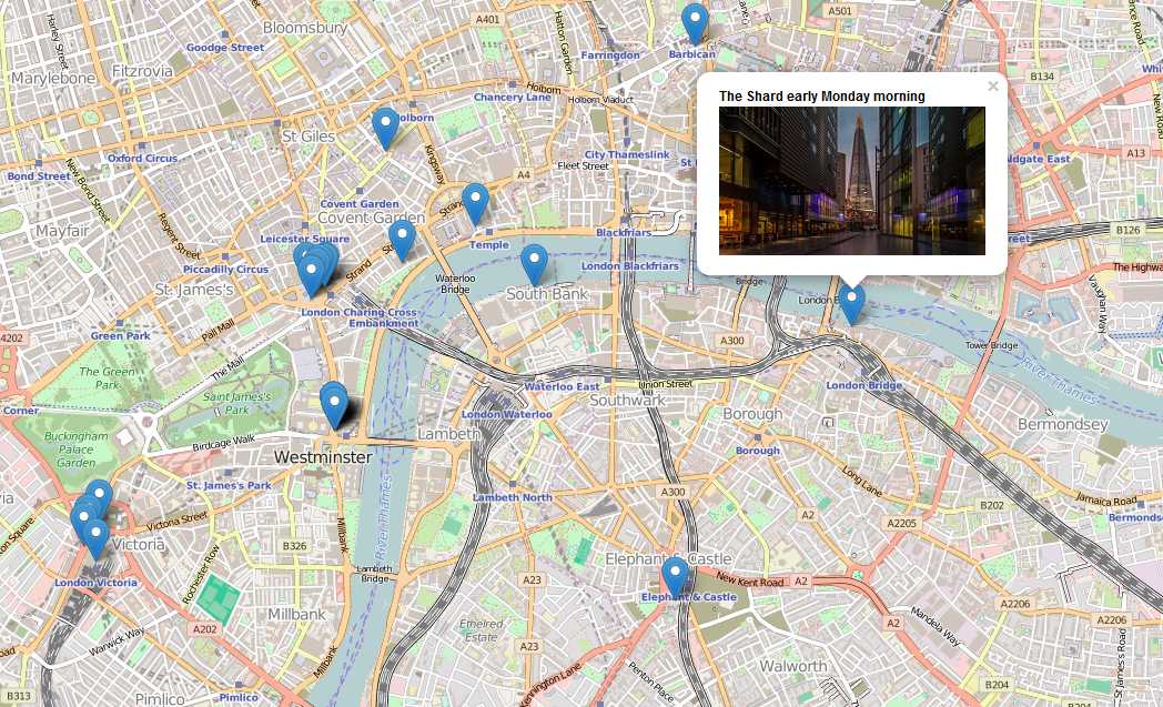 The final Flickr Photo Search API application