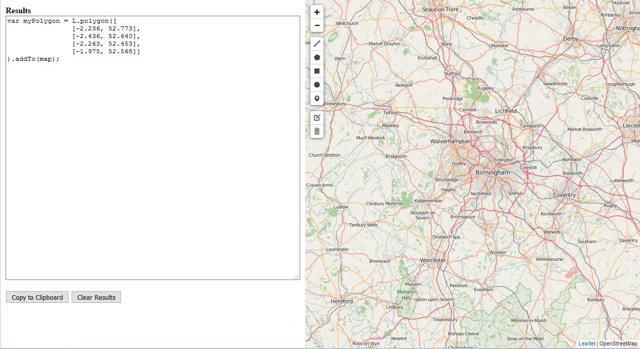 The Map Draw utility