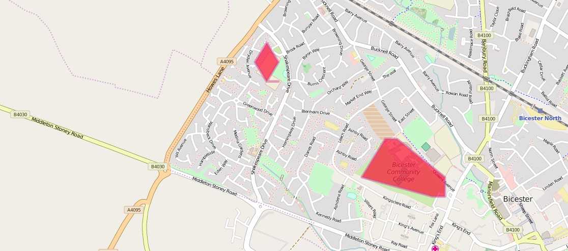 Two different polygons sharing the same symbology