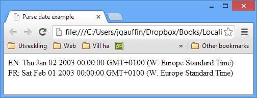 Date output from Globalize