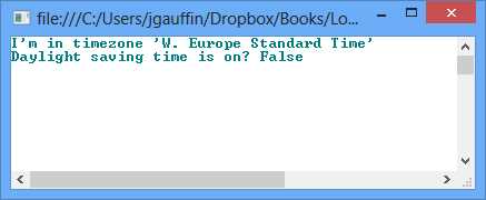 Result from DST check