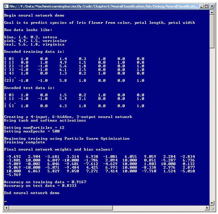 Neural Network Classification Demo