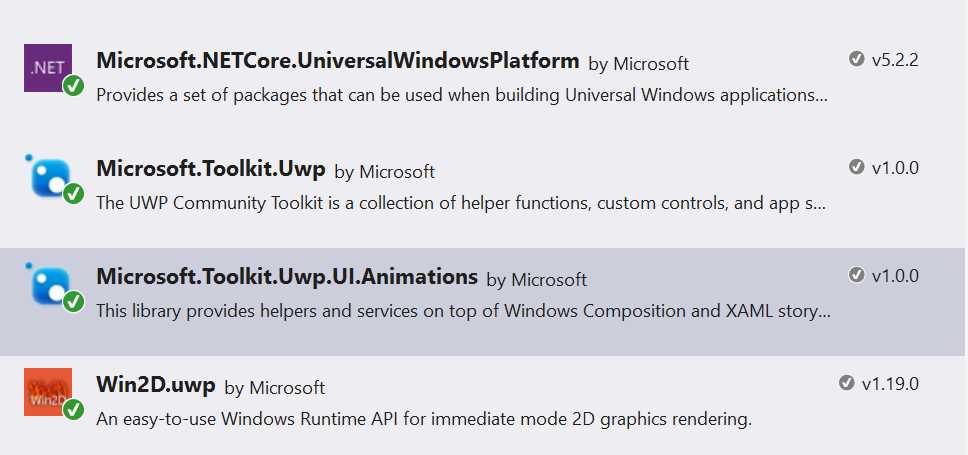The NuGet package we need to use Composition APIs effects in a simpler way