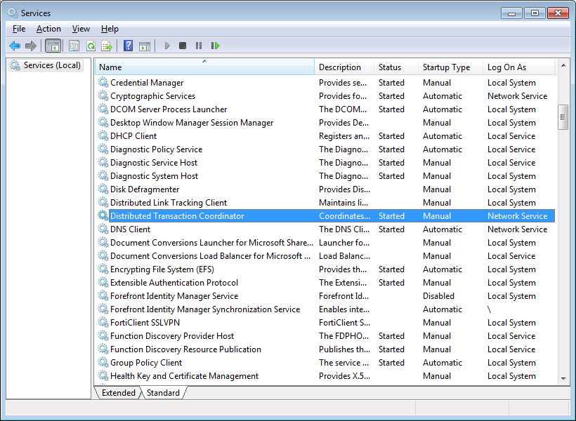 Distributed Transaction Coordinator Service