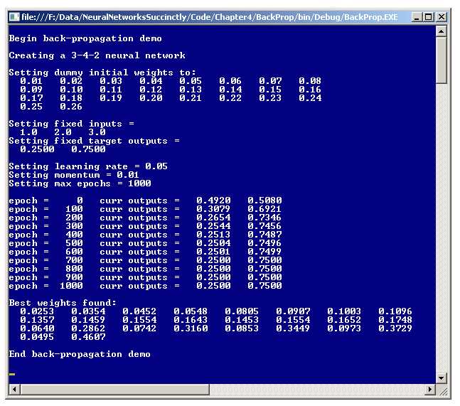 Back-Propagation Demo