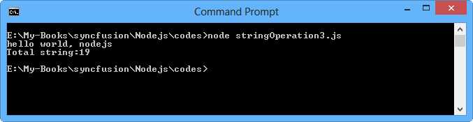 Getting the length of string data