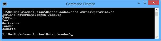 Parsing data using split()