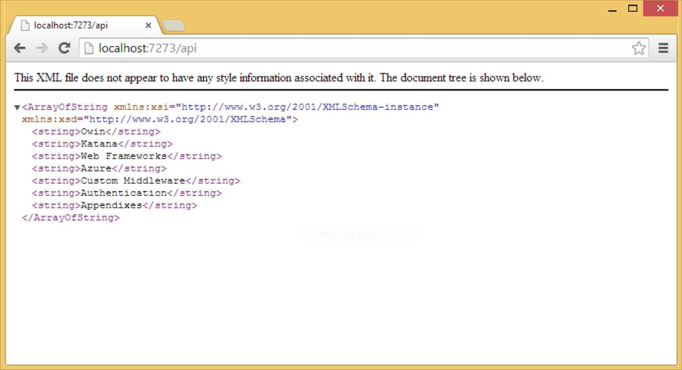 Web API Response