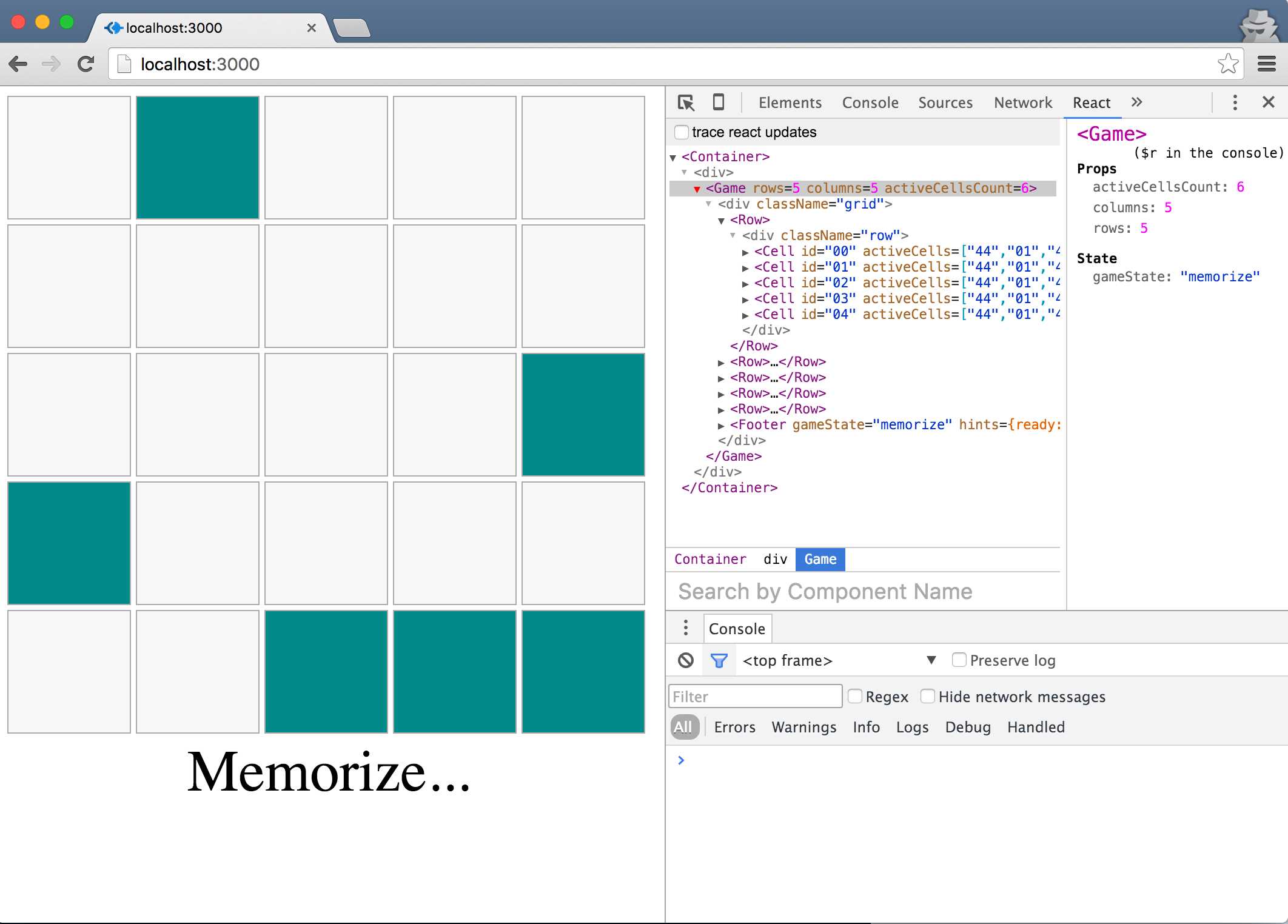 Active Cells on the Grid