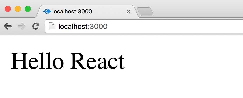 Hello React
