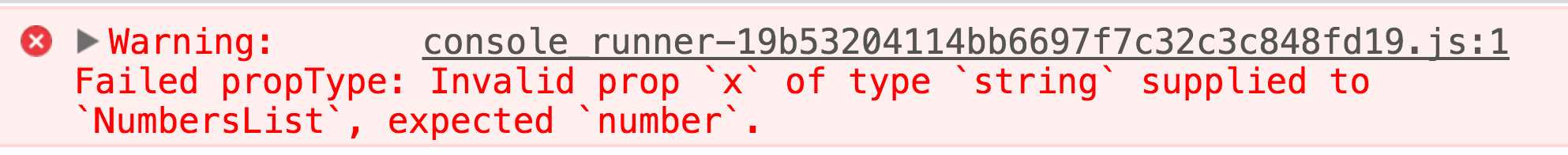 Invalid Prop Type Warning