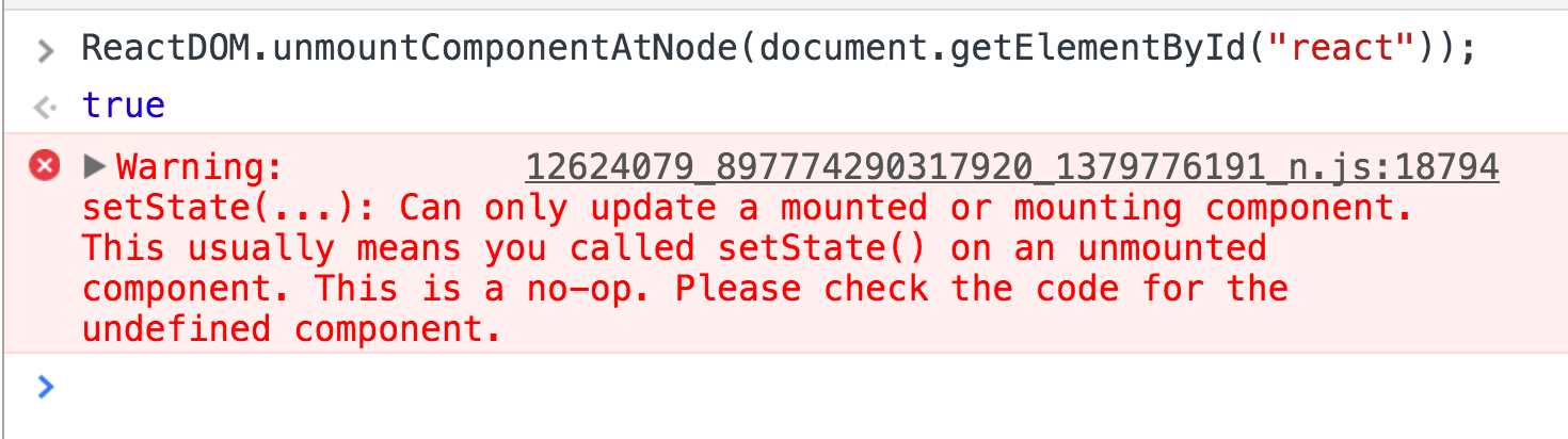 Updating State on Unmounted Components