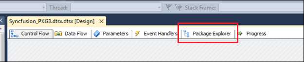 Package Explorer Tab