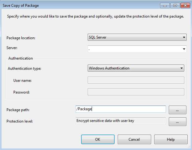 Saving to SQL Server