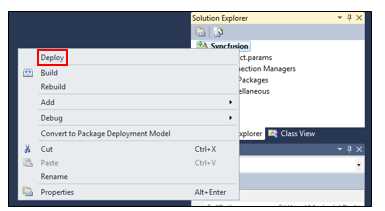 Starting the deployment tool