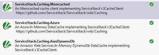 NuGet caching providers
