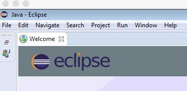Close the Welcome Screen.