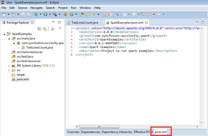 Maven pom.xml File Editor