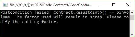 Contract.Result<> Failed