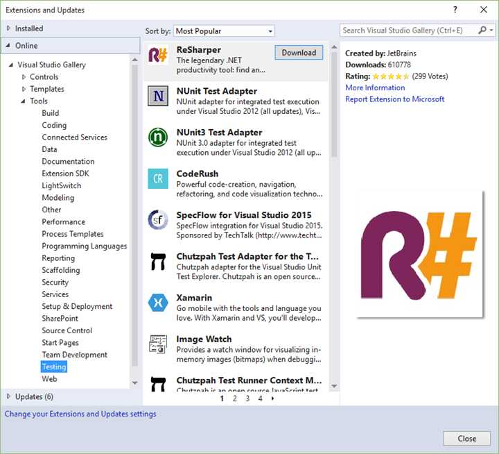 Installing Third-Party Frameworks from Visual Studio