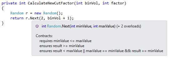 Random Next Method Contracts