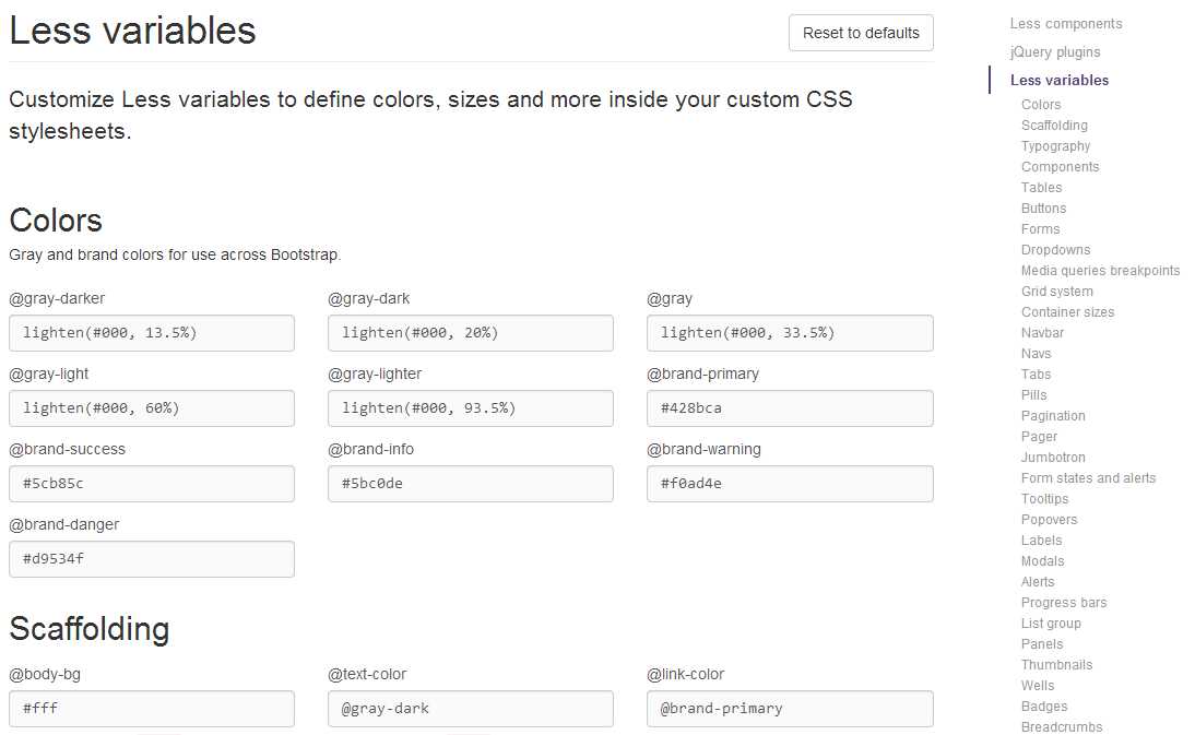 Screenshot of the top half of the new customization tool