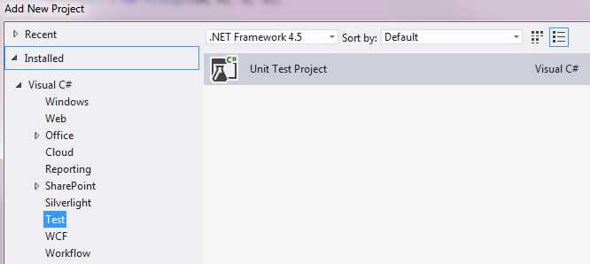 C:\Personal\trunk\Unit Testing e-book\screenshots\vs2012newTestProjectDialog.png