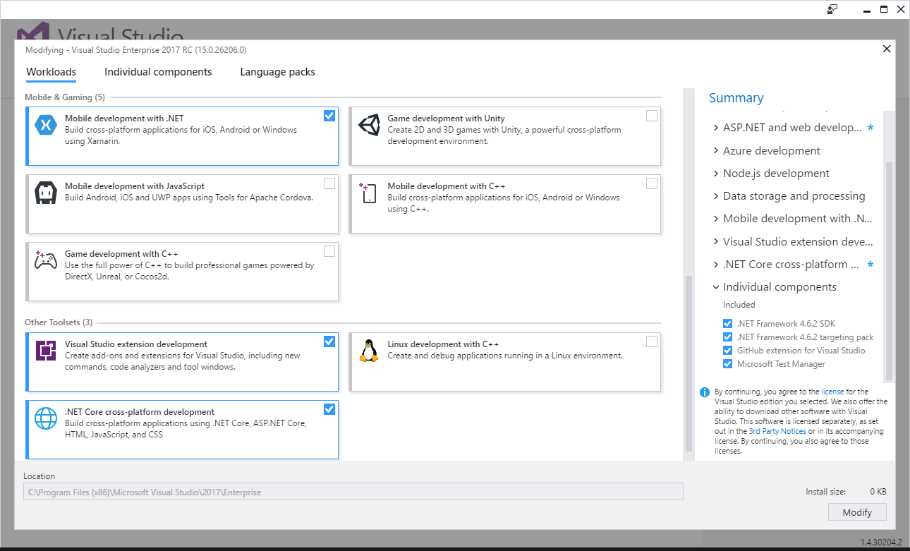 Additional Workloads