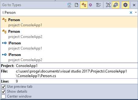 Customizing the Go To View