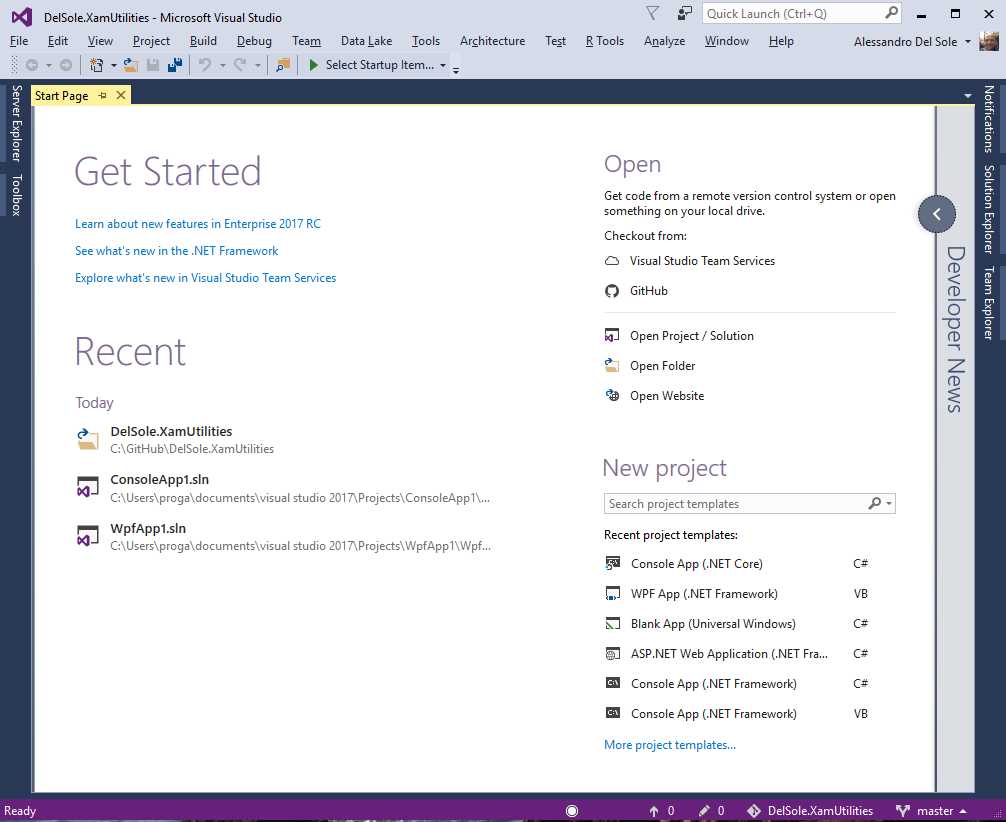 List of MRUs and Cloned Repositories