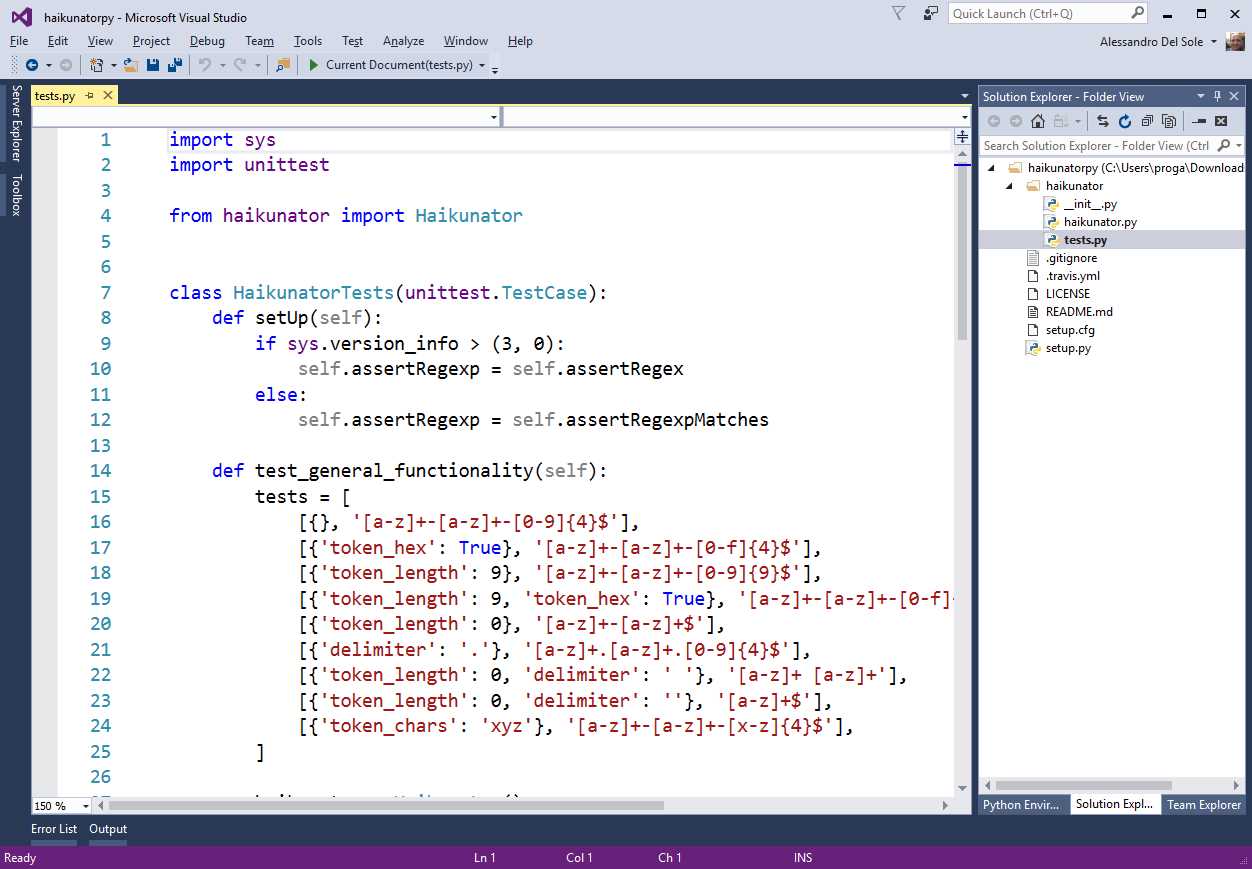 Syntax Colorization for Python