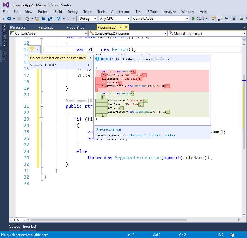 The Object Initialization Refactoring