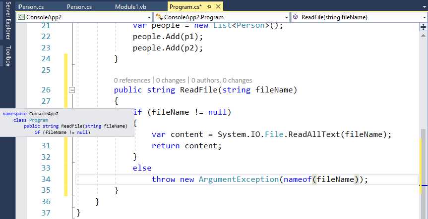 Visualizing Code Structure with Guide Lines