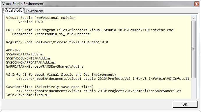 Completed information form