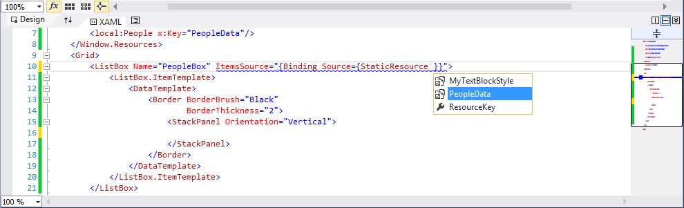 IntelliSense for Data-Binding in Action